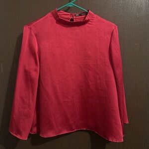 Zara Women's Vibrant Fuchsia  Blouse